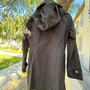 Michael Kors Black Utility Jacket with Hood